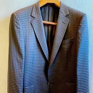 GUCCI Wool Grey/Black Check Sport Coat